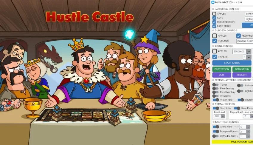 BOT para Hustle Castle com suporte PTBR igual castelinho