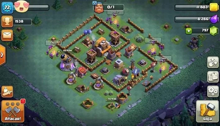 Clash of clans cv8 barato