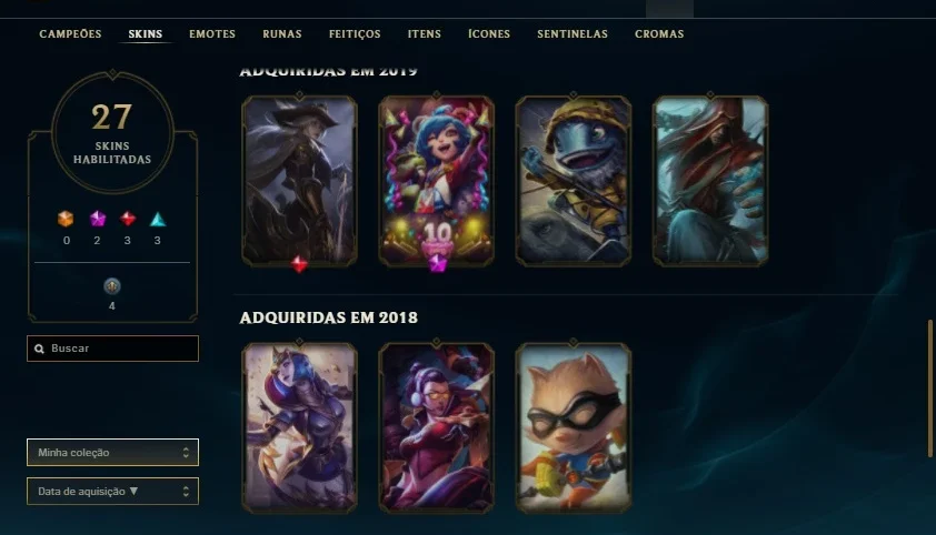 Conta Ouro 1 Smurf 65% Win Rate