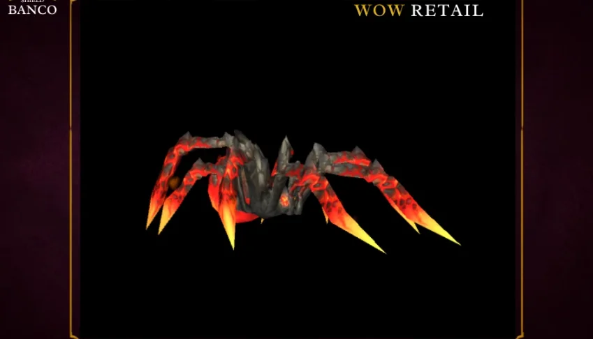 Mascote WoW - SPIDER FLAME (World of warcraft - Retail) Mini