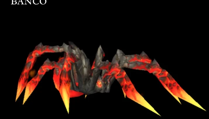 Mascote WoW - SPIDER FLAME (World of warcraft - Retail) Mini
