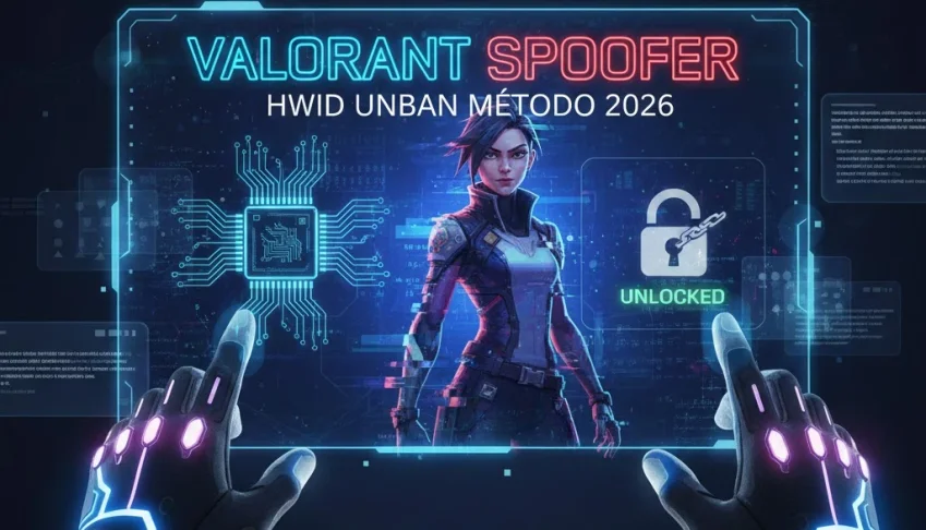 Valorant Spoofer HWID Unban Método 2026