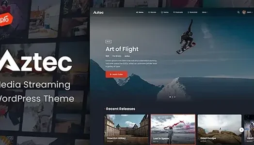 Aztec – Video Streaming & Membership Theme