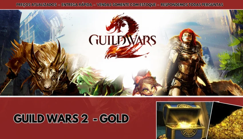 GUILD WARS 2 - GOLD - Melhor entrega