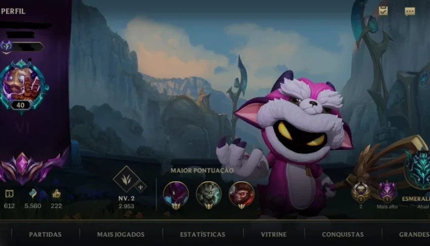 conta wild lol e tft mestre
