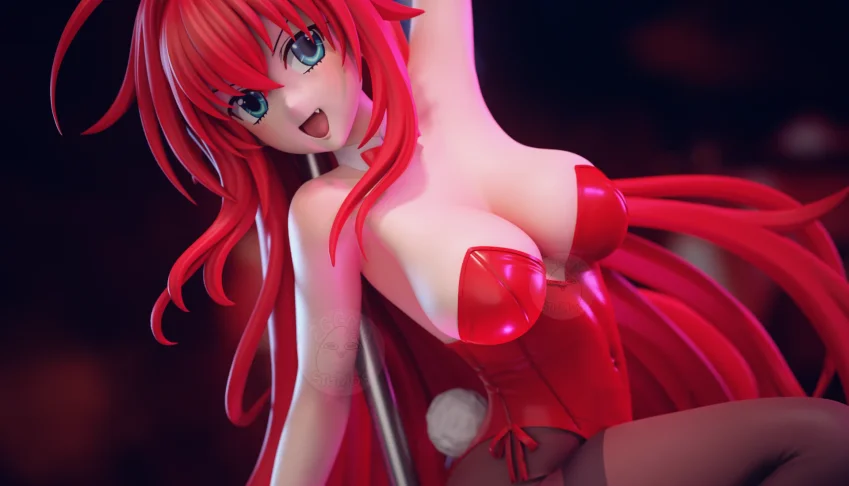 Rias Gremory - Highschool DxD - Arquivo Stl - P/Impressão 3D