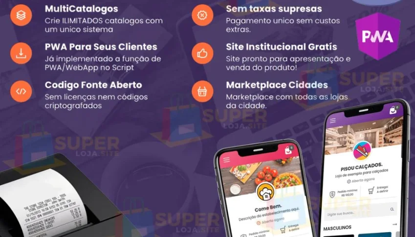 Script PHP – Catálogo – Lojas Online – MultiLojas