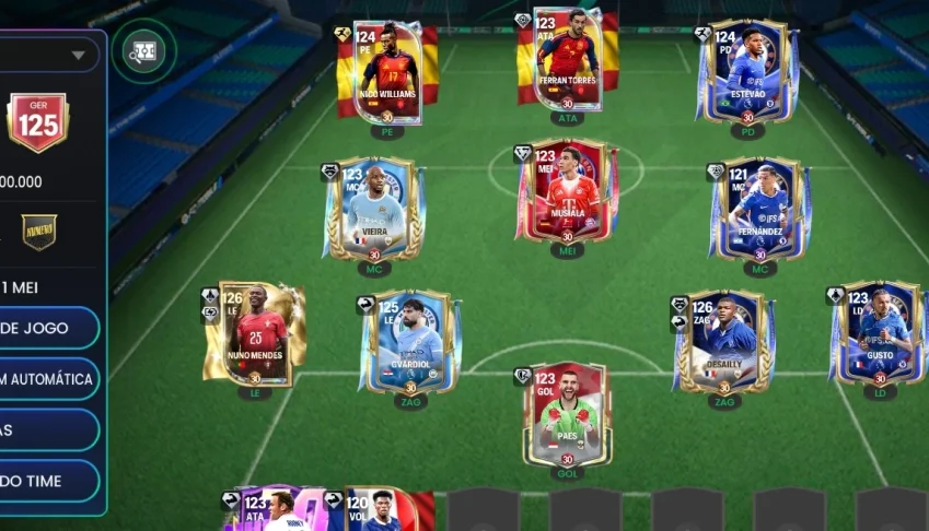 Elenco 125 | 484K Gemas + 40K Fragmentos + 102 Drafts