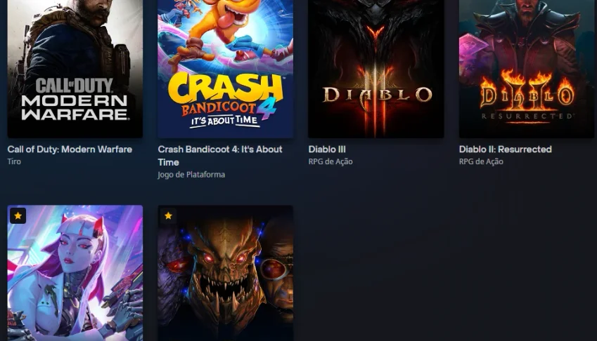 Conta Battle Net com saldo e jogos