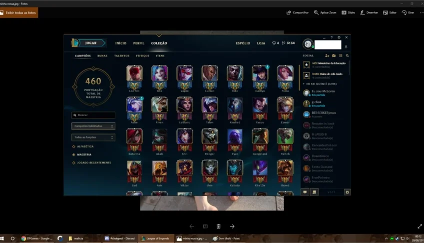 Conta lol level 30 / faltando apenas 3 champs +++skins
