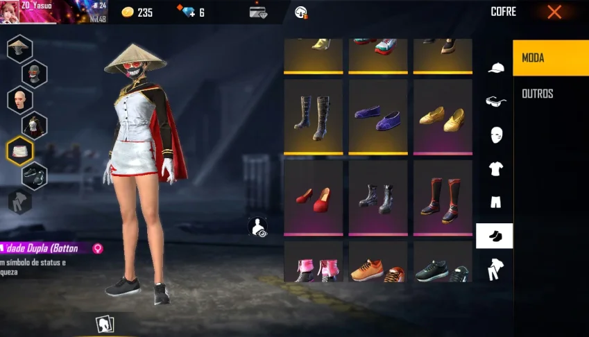 free fire conta