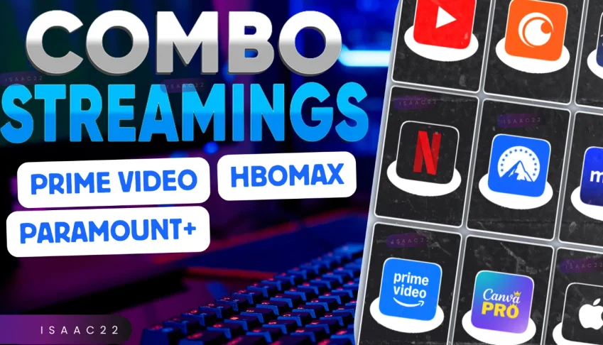 COMBO HBOMAX + PARAMOUNT + PRIME VIDEO | 30 DIAS
