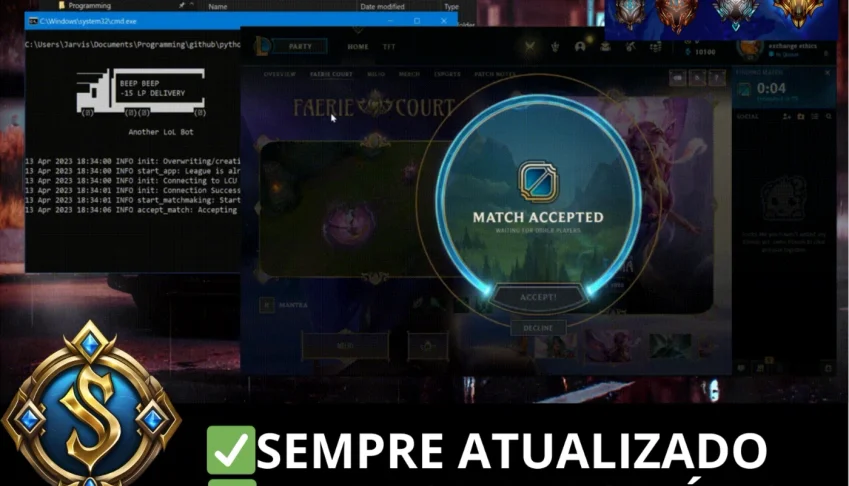 Bot Upar Conta De Lol ( Vitalicio) ATUALIZADO