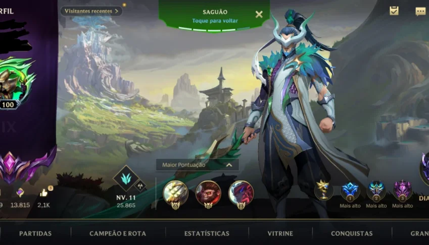 Conta WR - Diamante IV - Main JG com 25.000 pontos