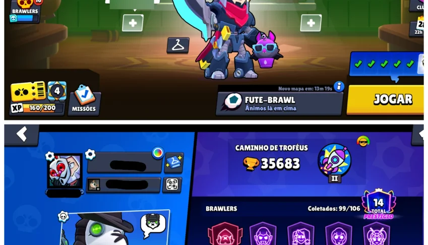 Conta top de brawl stars.
