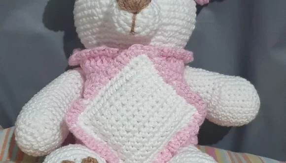 urso soneca amigurumi