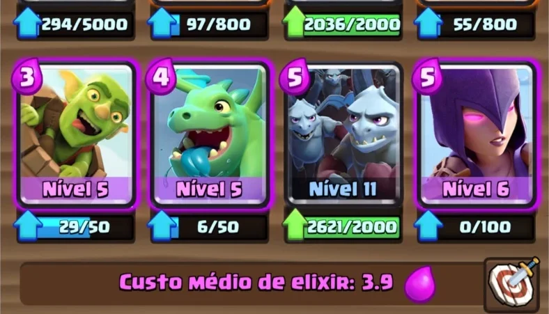 Acount Clash Royale level 11