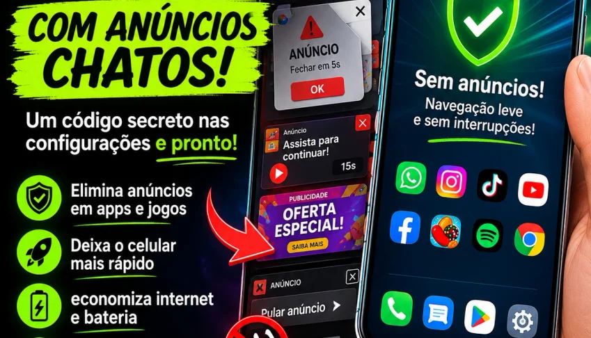 Acabe de vez com os anúncios chatos no seu celular!
