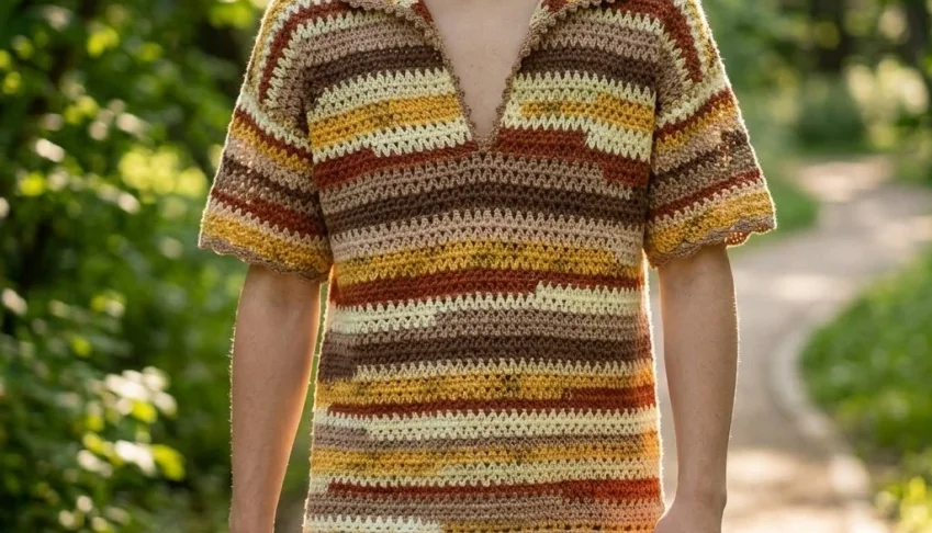 Camisa de Crochê