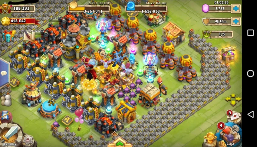 Conta embate castelo (castle clash)188k