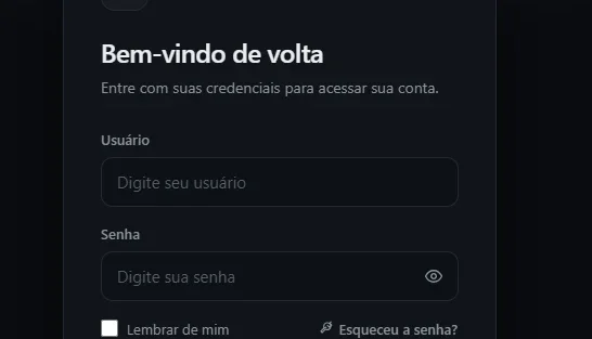 Tela de Login Premium — HTML, CSS & JavaScript com Recuperaç