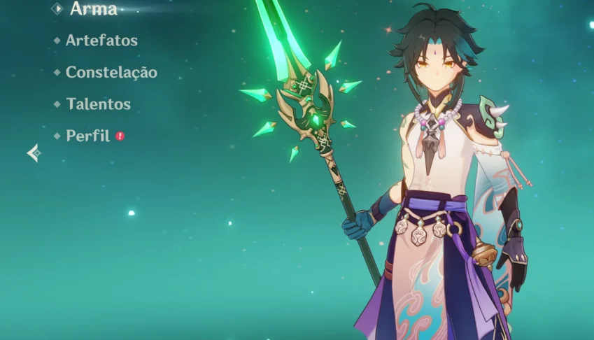 Conta Genshin AR-55 Xiao com Jade