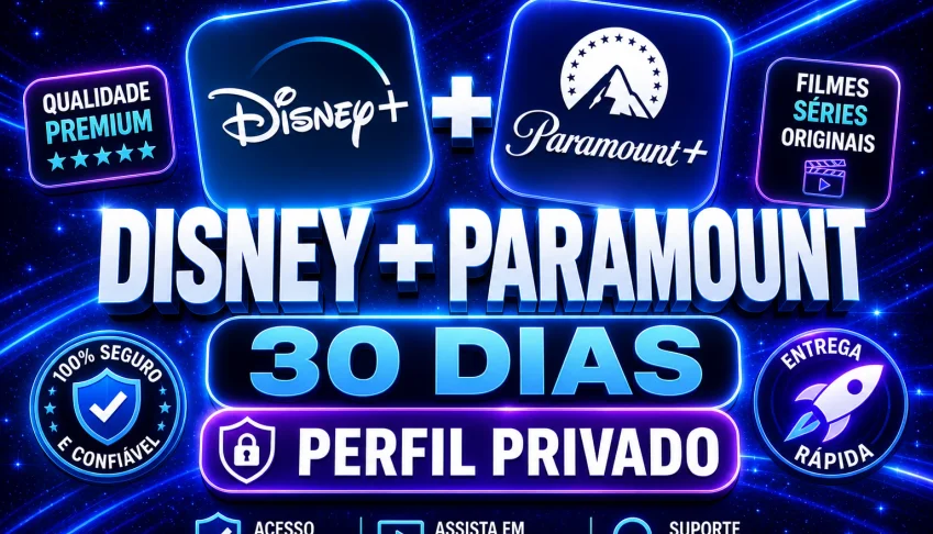 Disney Plus + Star Plus + Paramount! 30 DIAS.