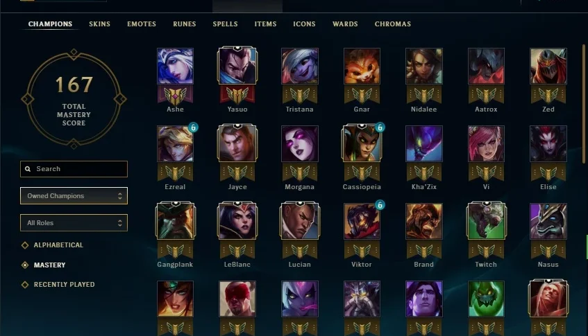 Conta LoL - Gold 3 - 73 champs
