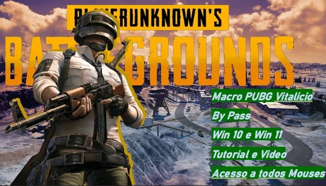 Macro Script PUBG PC (Steam) Todos Mouses (TimeLife)