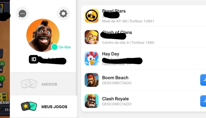 Conta SupercellClashofClanscv9/Brawl Stars:12k de troféus