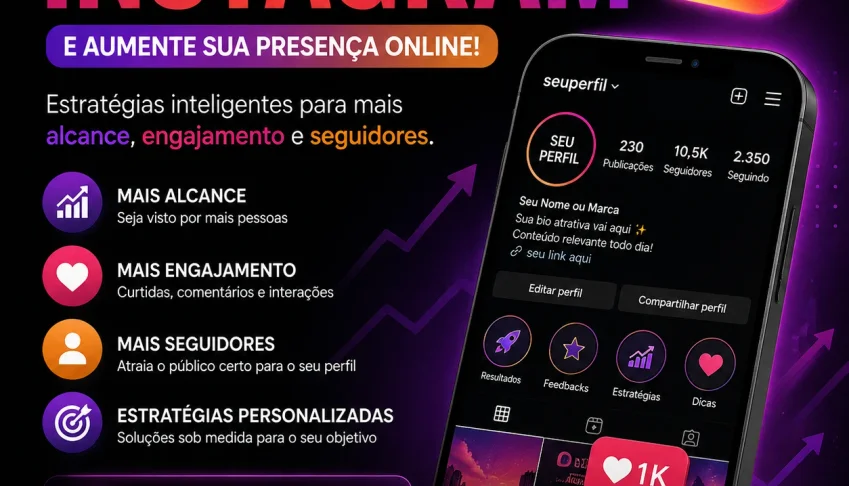 Marketing para alavancar sua conta do instagram!