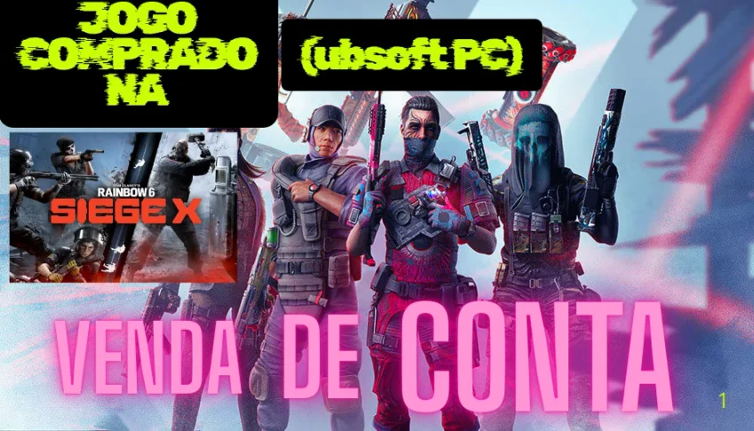 Conta TomClancys Rainbow Six Siege(CONTAs LEVEL 50(UBSOFT
