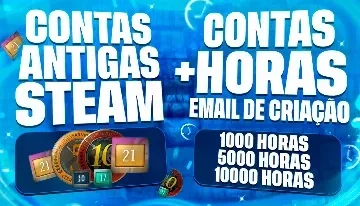 Conta CS2 com 1000 horas+