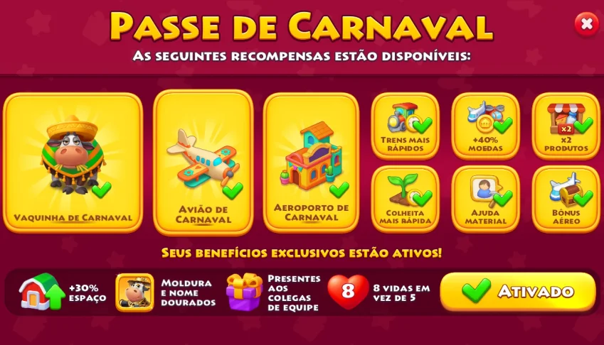 Township: Notas, Moedas e Level, Gold PASS, e MUITO MAIS!!!