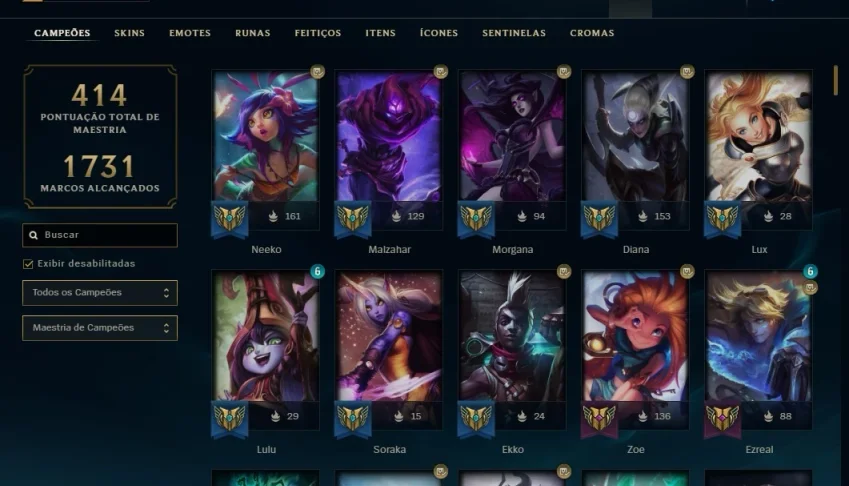 Conta Gold League Of Legends