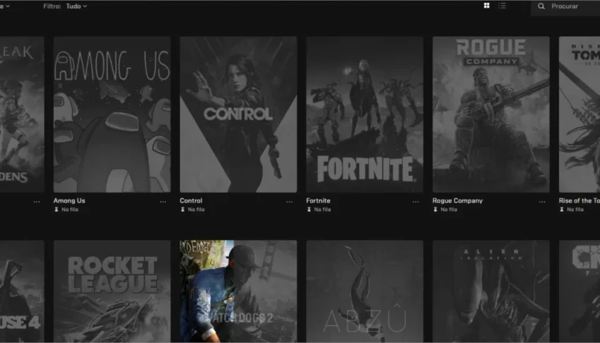 Conta epic varios jogos