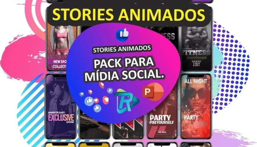 1.000 Stories Animados editaveis em Power point