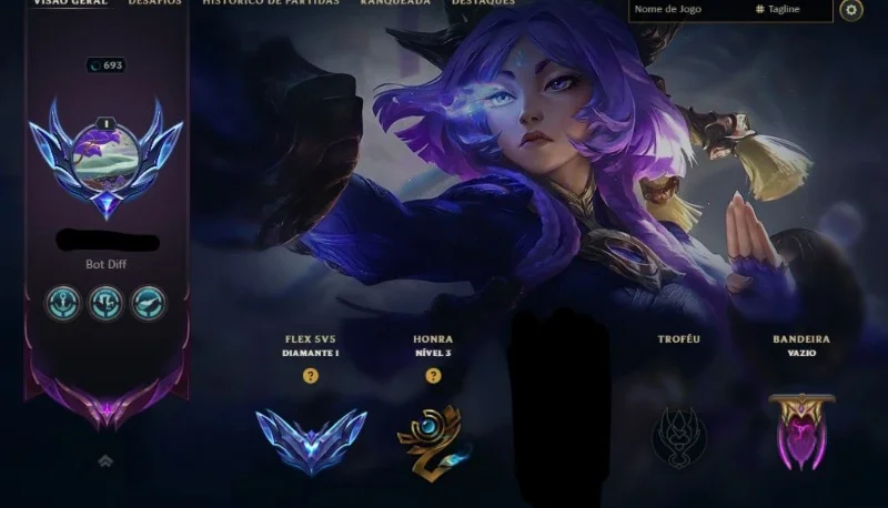 Conta Mestre LOL - LVL 693