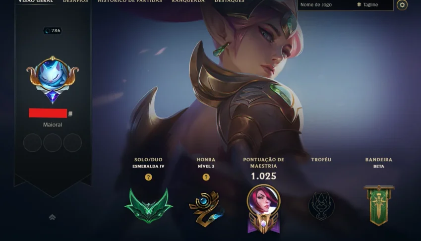 Conta League Of Legends - Todos os Campeões - 450+ Skins