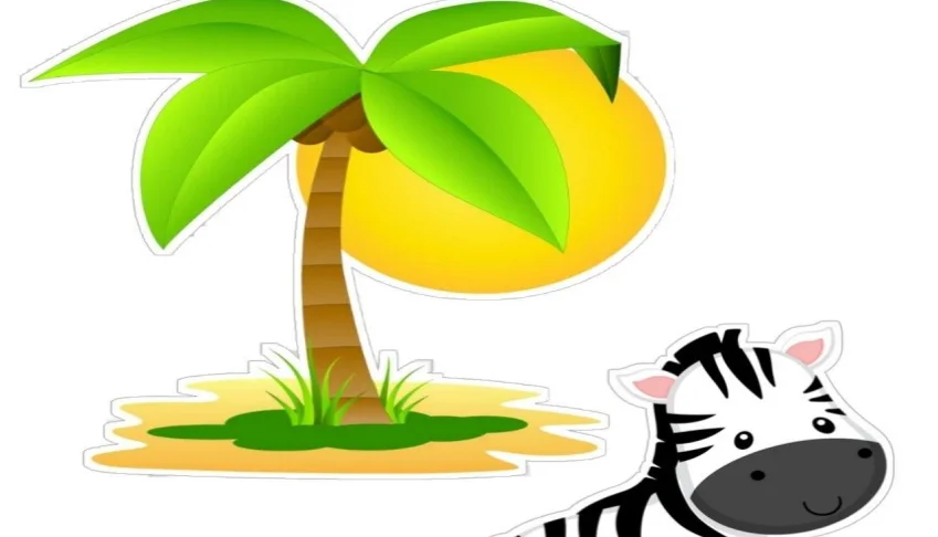Arquivo de corte topo de bolo Zebra