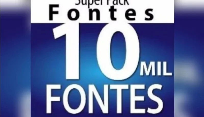 Super Pack 10 Mil Fontes