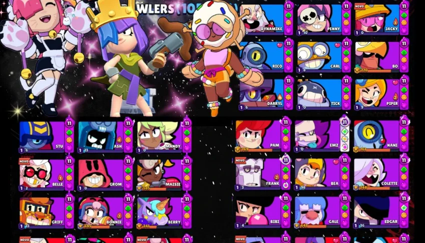 Conta de Brawl Stars com 80 Hipercargas (367)