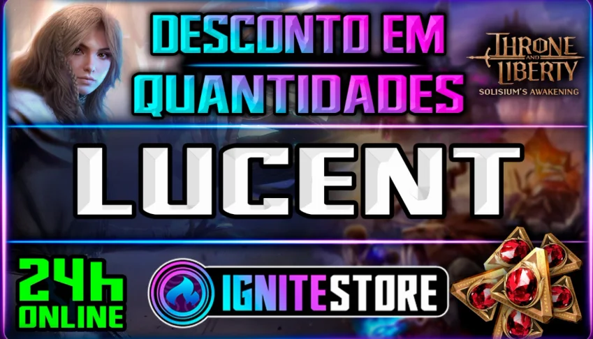 THRONE AND LIBERTY -LUCENT- (MENOR PREÇO DO SITE E AQUI)