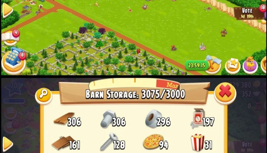 Conta HayDay Nível 50 - Fazendas HayDay melhor preço da DFG