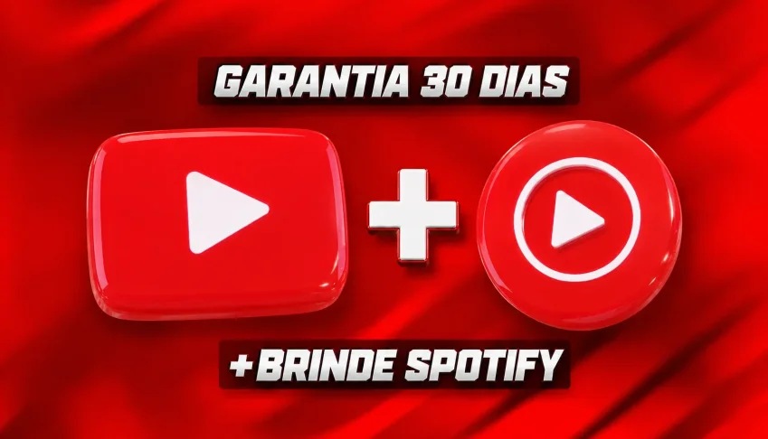 Youtube + Music Premium + Brinde Spotify Premium 30 Dias 💥