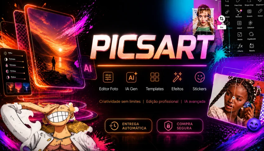 Picsart Pro 30 Dias Acesso Compatilhado