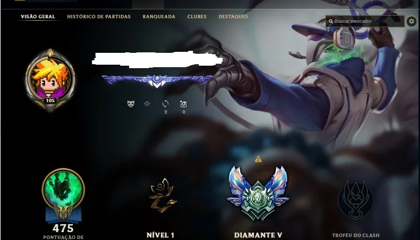 Conta De League Of Legends