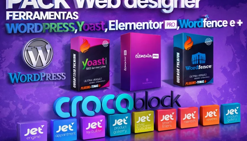 Pack Web Designer Worpress e Elementor Pro-Plugin Yoast SEO