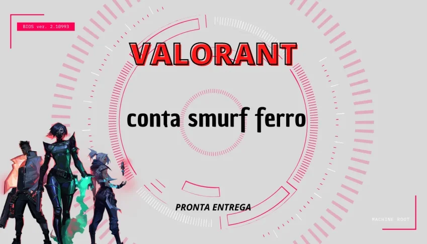conta smurf ferro - valorant