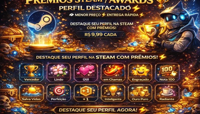 Prêmios Steam / Awards 🏆 | Perfil Destacado 🔥 Menor Preço